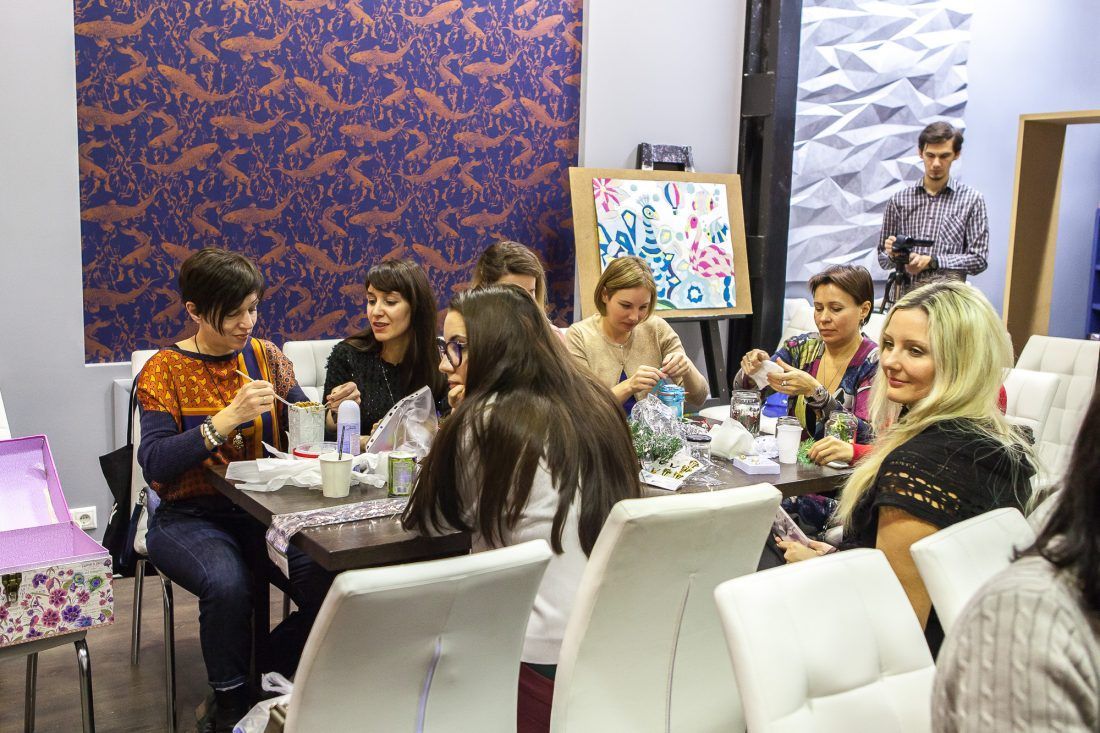 предновогодняя вечеринка в Центре Дизайна Мануфактура 5 Ампир Декор