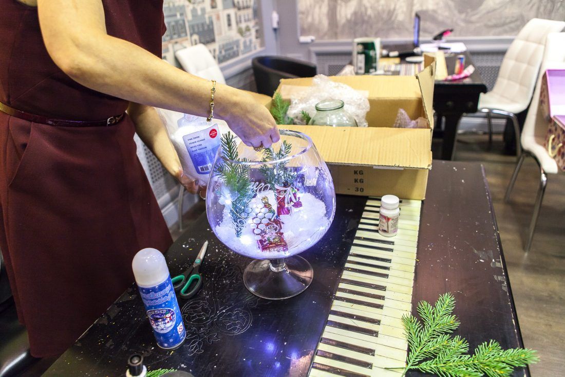 предновогодняя вечеринка в Центре Дизайна Мануфактура 5 Ампир Декор