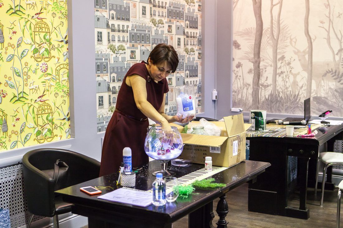 предновогодняя вечеринка в Центре Дизайна Мануфактура 5 Ампир Декор