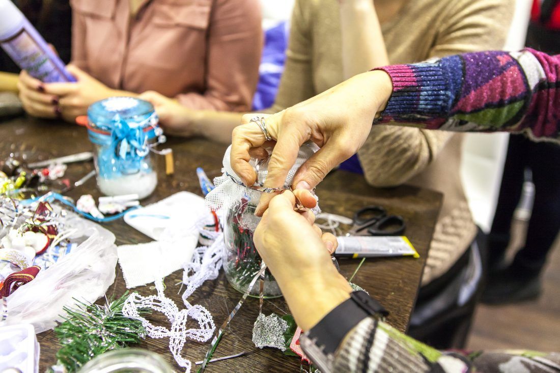 предновогодняя вечеринка в Центре Дизайна Мануфактура 5 Ампир Декор