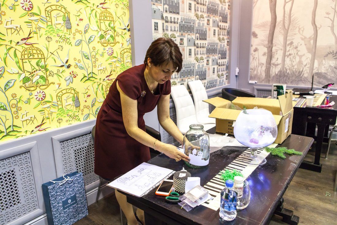 предновогодняя вечеринка в Центре Дизайна Мануфактура 5 Ампир Декор