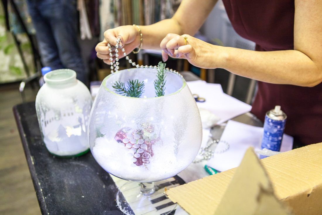 предновогодняя вечеринка в Центре Дизайна Мануфактура 5 Ампир Декор