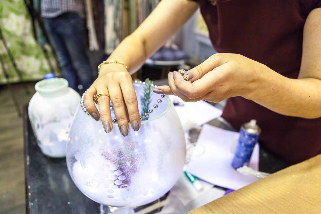 предновогодняя вечеринка в Центре Дизайна Мануфактура 5 Ампир Декор