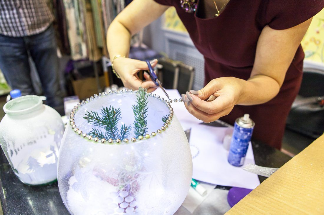 предновогодняя вечеринка в Центре Дизайна Мануфактура 5 Ампир Декор