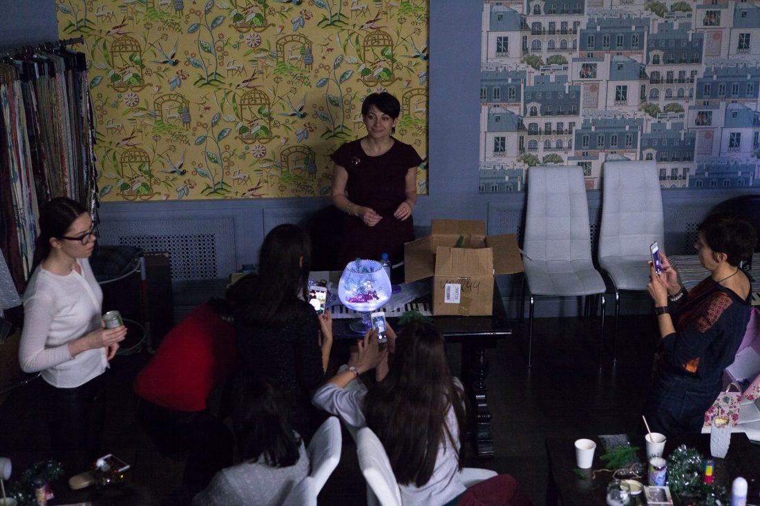 предновогодняя вечеринка в Центре Дизайна Мануфактура 5 Ампир Декор