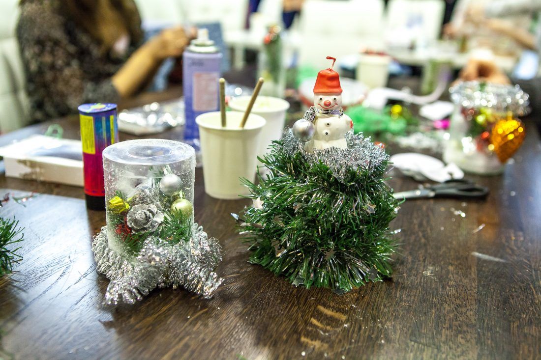 предновогодняя вечеринка в Центре Дизайна Мануфактура 5 Ампир Декор