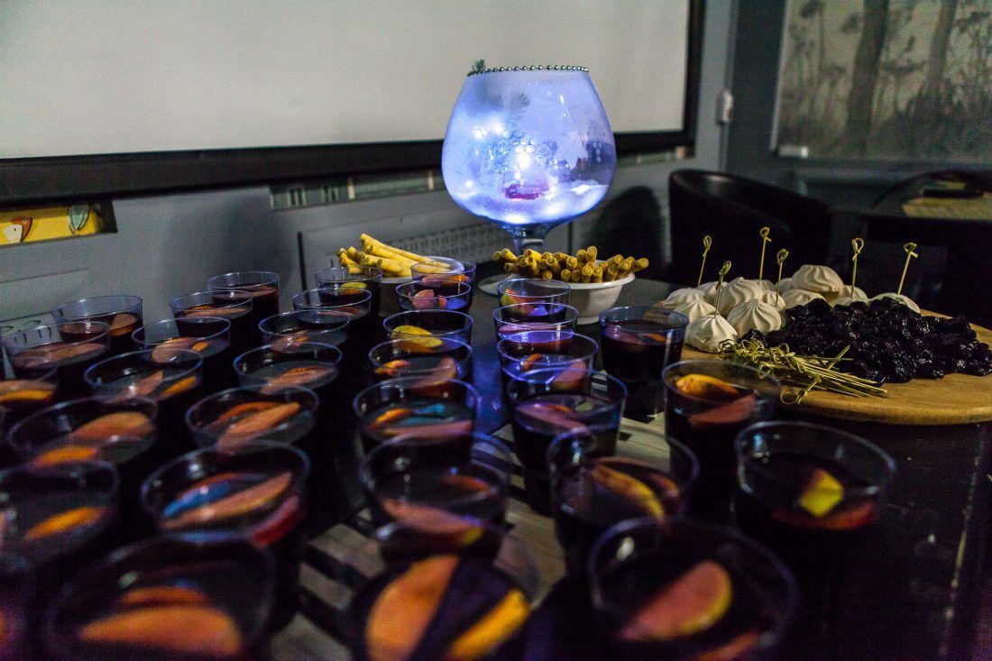 предновогодняя вечеринка в Центре Дизайна Мануфактура 5 Ампир Декор