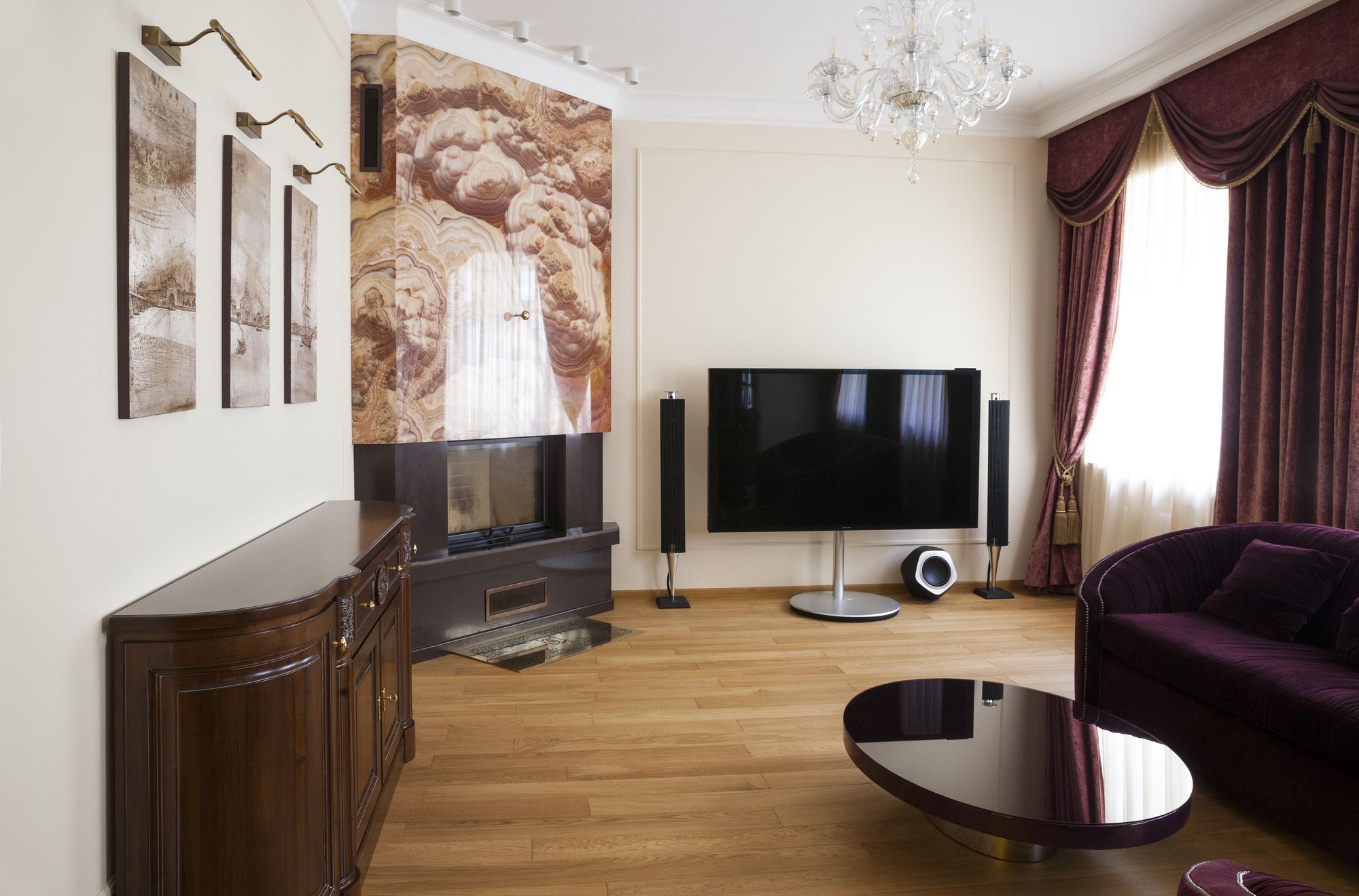 интерьер Анастасии Шром и Рафаэля Сафина