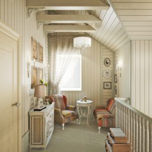 Гостевой дом в поселке Лисий нос, интерьер коридора в стиле прованс, дизайнер Светлана Маслова