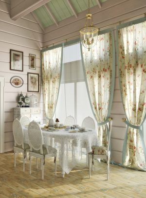 Гостевой дом в поселке Агалатово, интерьер кухни в стиле прованс, дизайнер Светлана Маслова