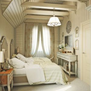 Гостевой дом в поселке Лисий нос, спальня в стиле прованс, дизайнер интерьера: Светлана Маслова