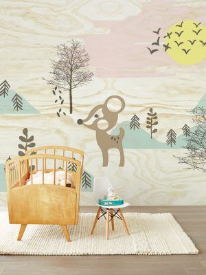 Обои с детскими рисунками из коллекции Tout Petit