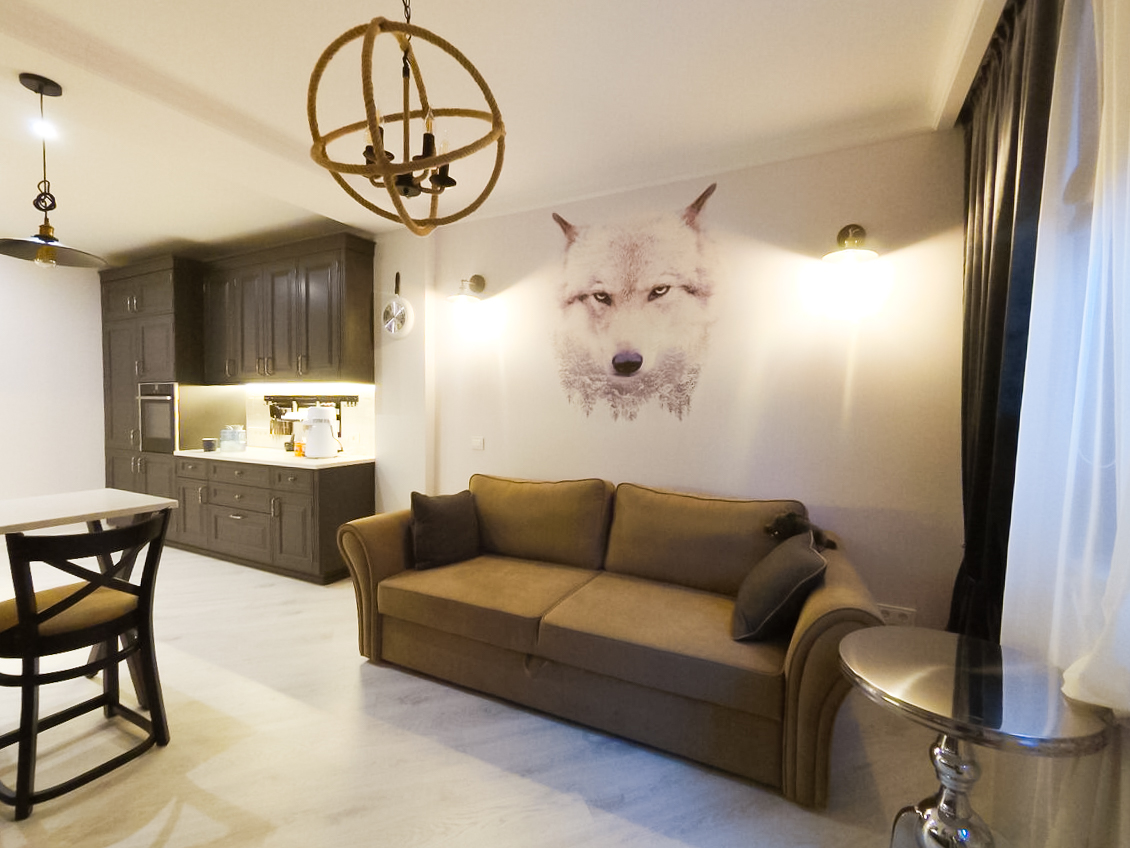 проект квартиры «Одинокий волк», дизайнер Марина Кудрявцева