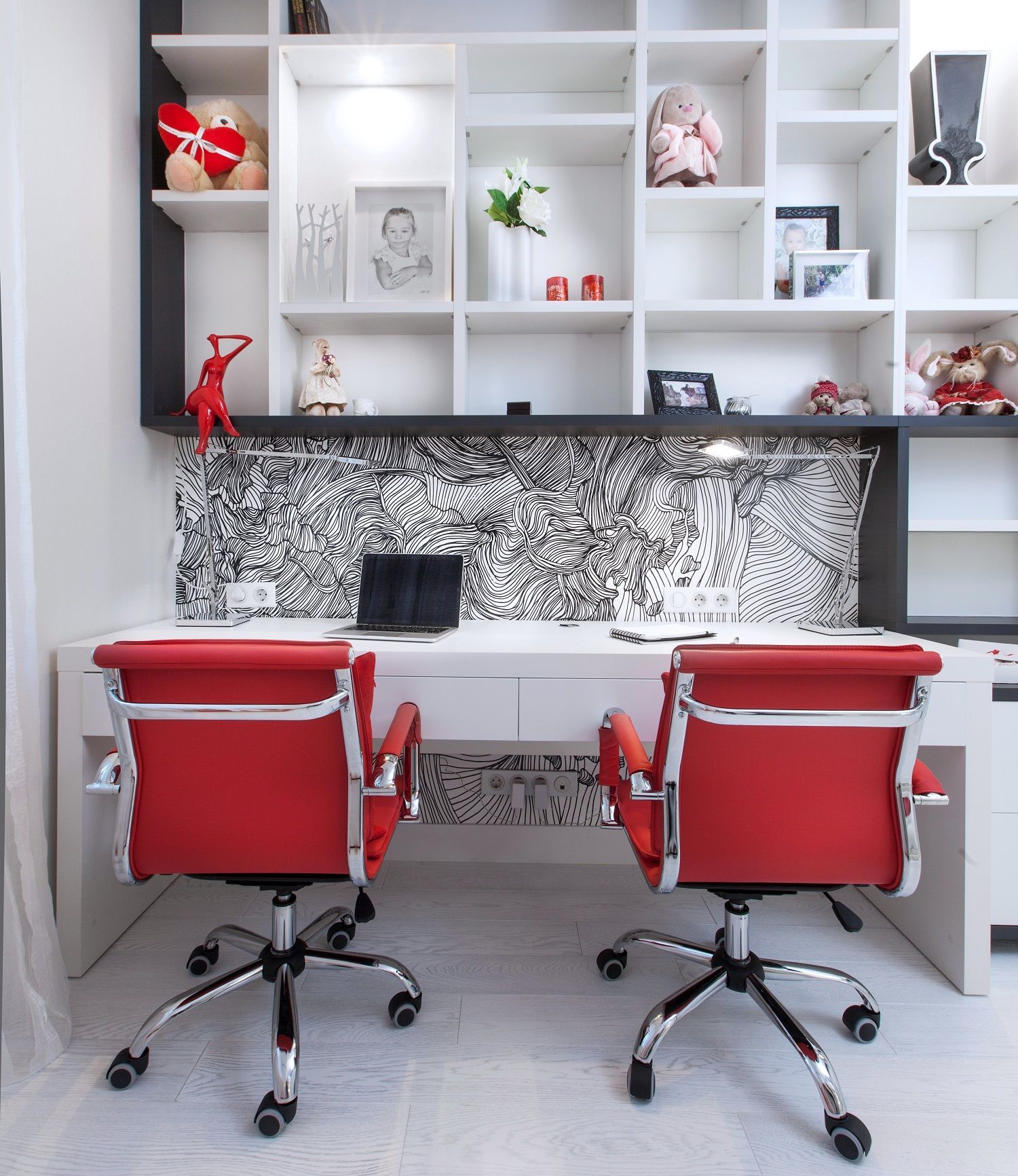 фрагмент интерьера детской, дизайнер Алена Горская