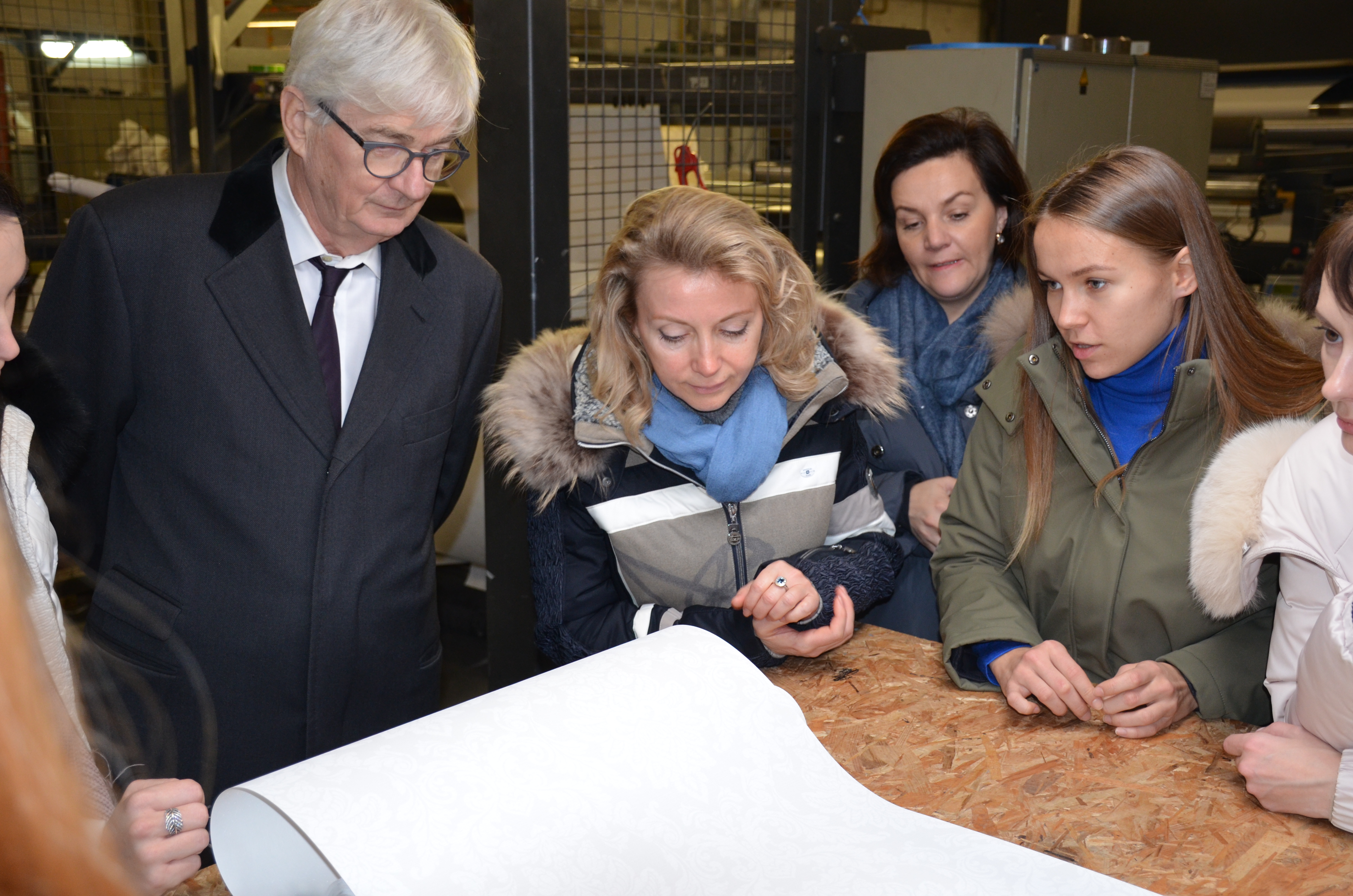 репортаж Ампир Декор с фабрики Masureel