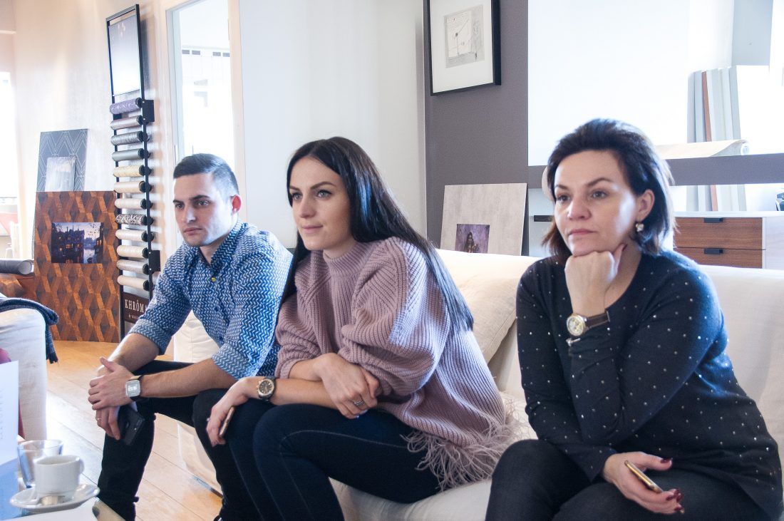 победители конкурса "Обои в современном интерьере" на фабрике Masureel