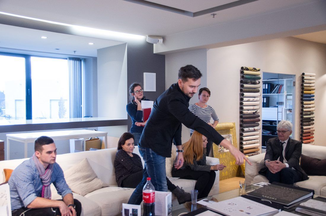 победители конкурса "Обои в современном интерьере" на фабрике Masureel