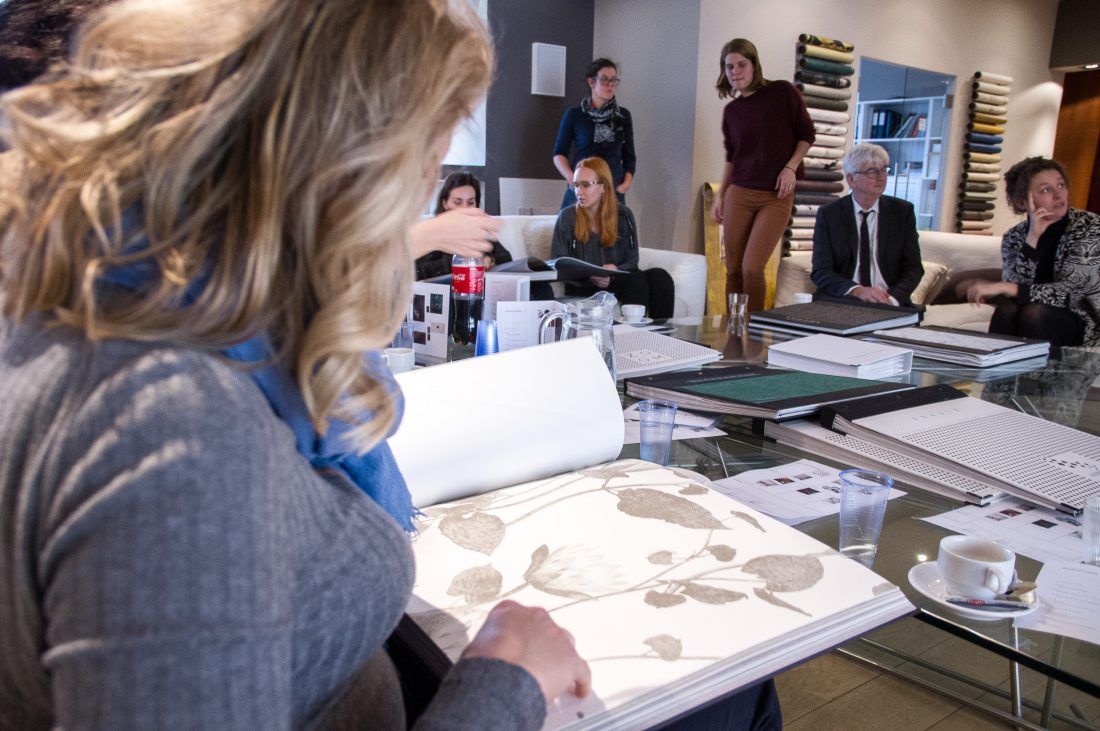 победители конкурса "Обои в современном интерьере" на фабрике Masureel