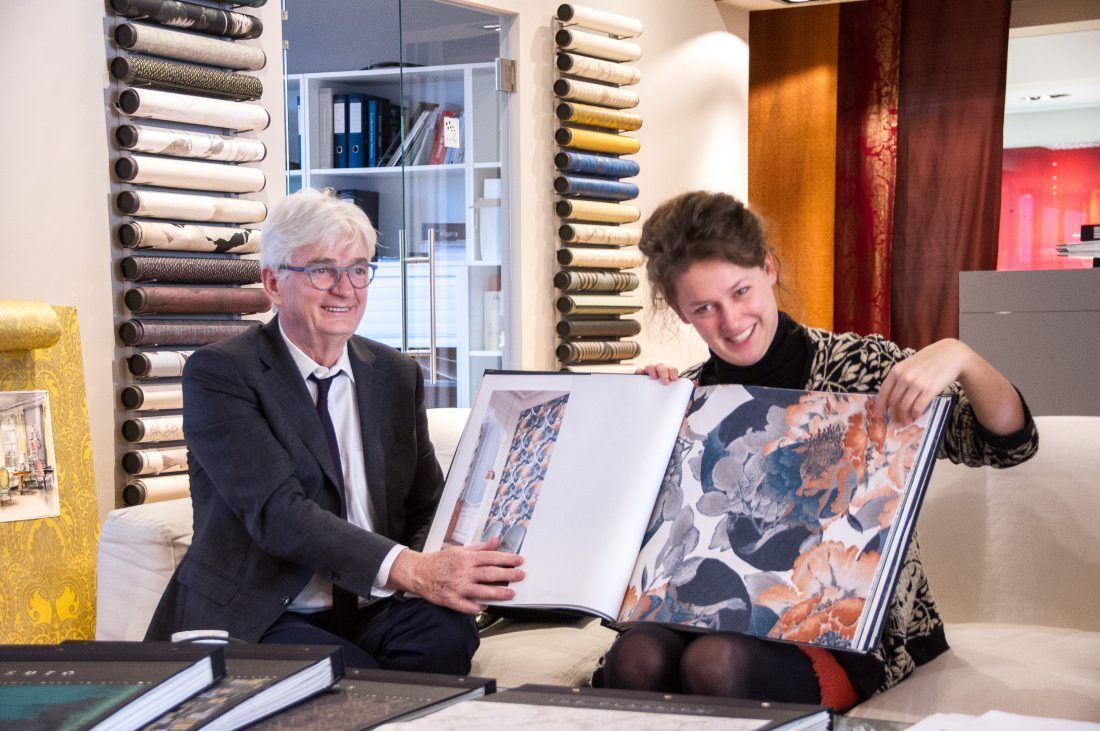 победители конкурса "Обои в современном интерьере" на фабрике Masureel