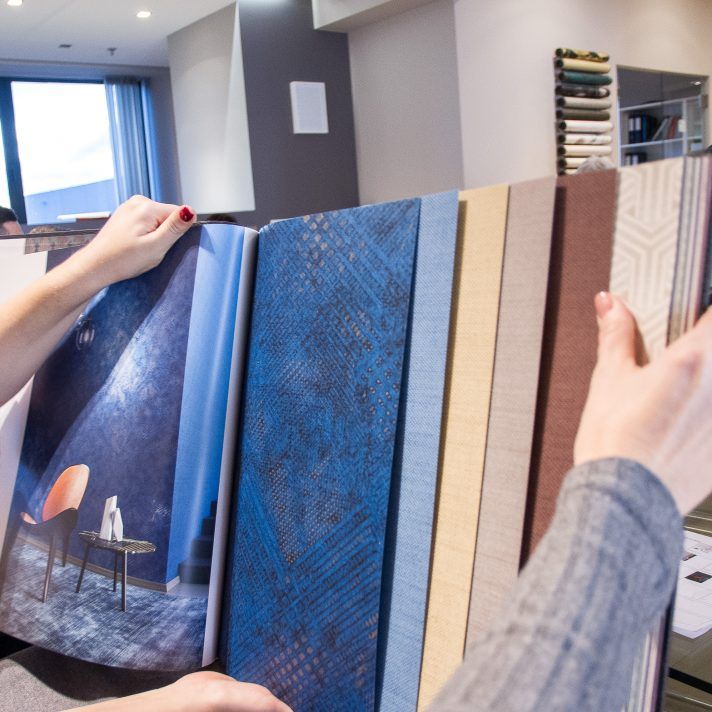 победители конкурса "Обои в современном интерьере" на фабрике Masureel