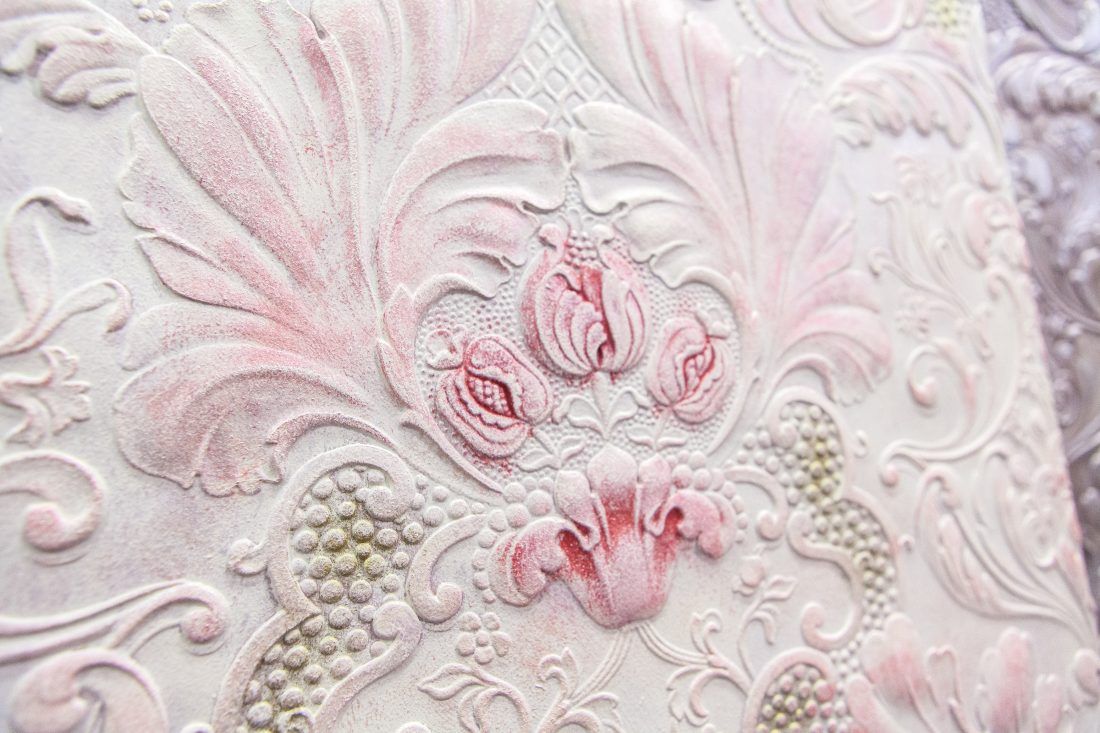 мастер-класс по декорированию Lincrusta красками Sherwin-Williams в Центре Дизайна Мануфактура 5 Ампир Декор