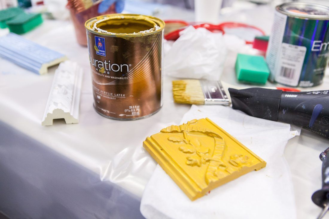 мастер-класс Sherwin-Williams по декорированию лепнины в Центре Дизайна Мануфактура 5 Ампир Декор