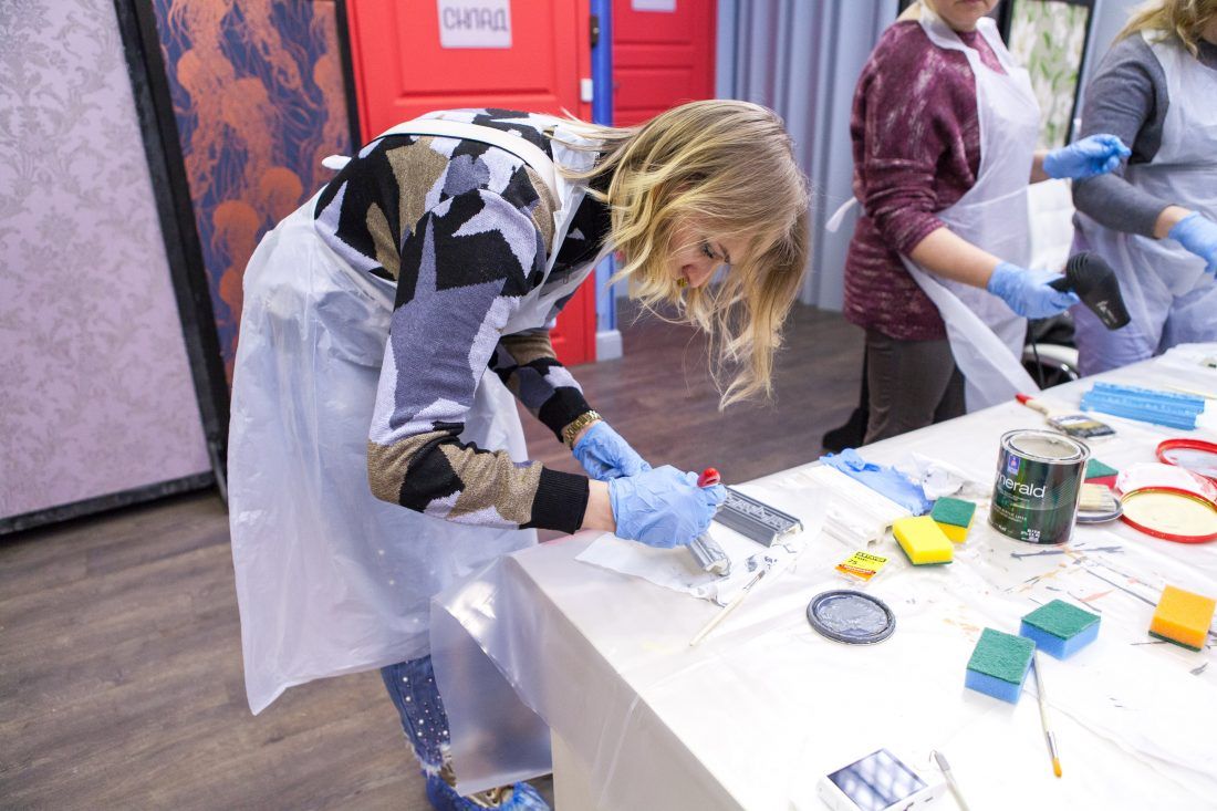 мастер-класс Sherwin-Williams по декорированию лепнины в Центре Дизайна Мануфактура 5 Ампир Декор