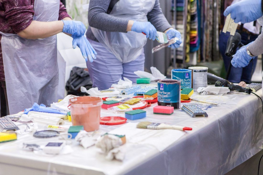 мастер-класс Sherwin-Williams по декорированию лепнины в Центре Дизайна Мануфактура 5 Ампир Декор