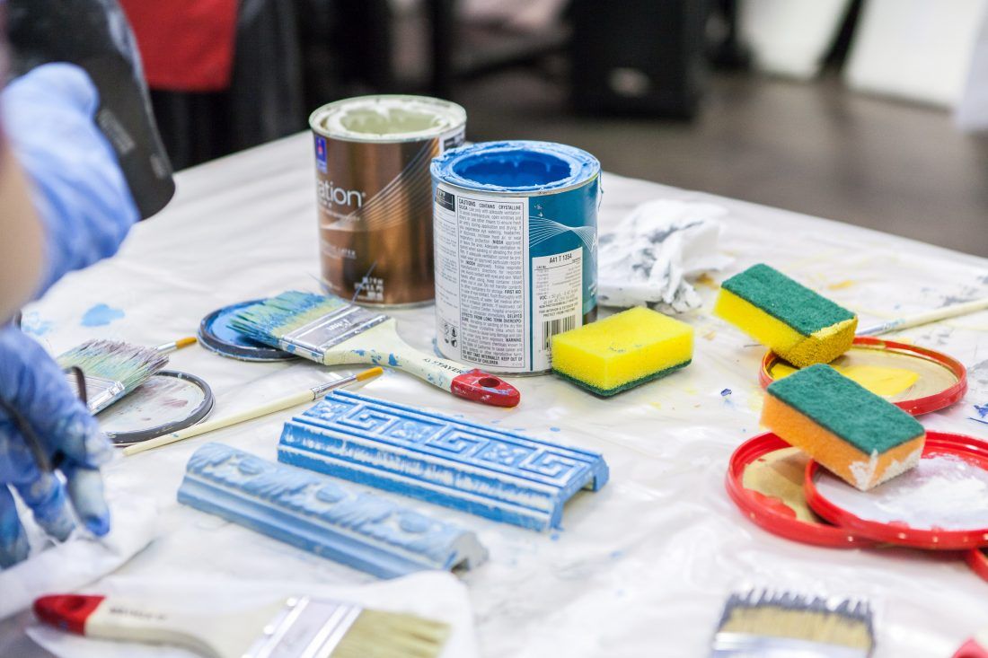 мастер-класс Sherwin-Williams по декорированию лепнины в Центре Дизайна Мануфактура 5 Ампир Декор