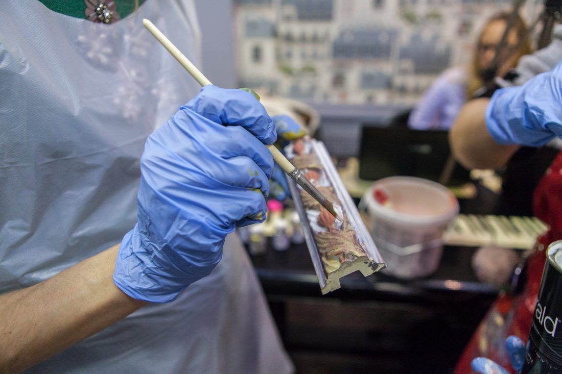 мастер-класс Sherwin-Williams по декорированию лепнины в Центре Дизайна Мануфактура 5 Ампир Декор