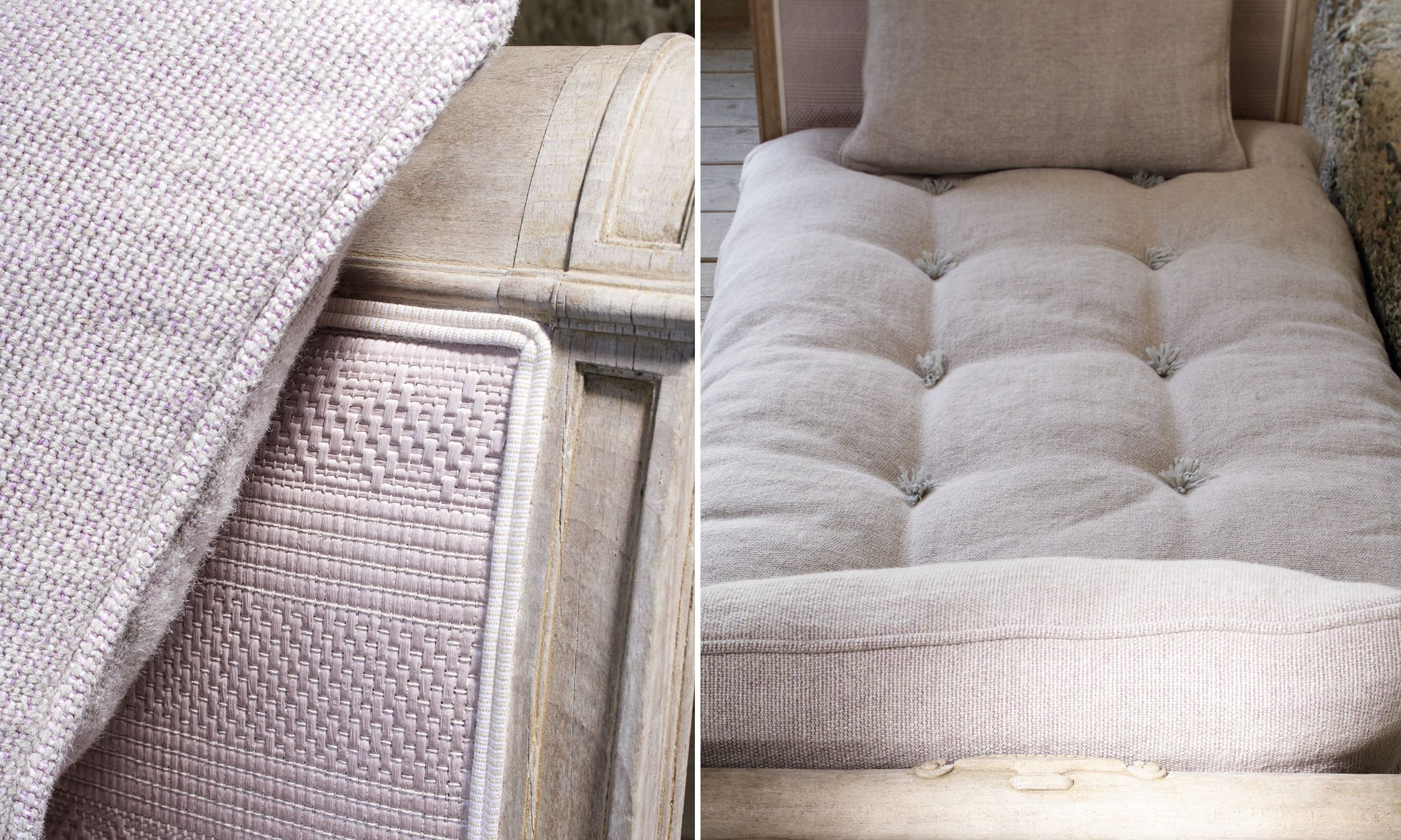 ткани французского бренда Elitis из коллекций Parati и Assouan