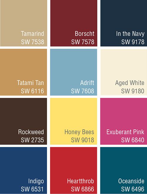 цветовой прогноз-2018 от красок Sherwin-Williams