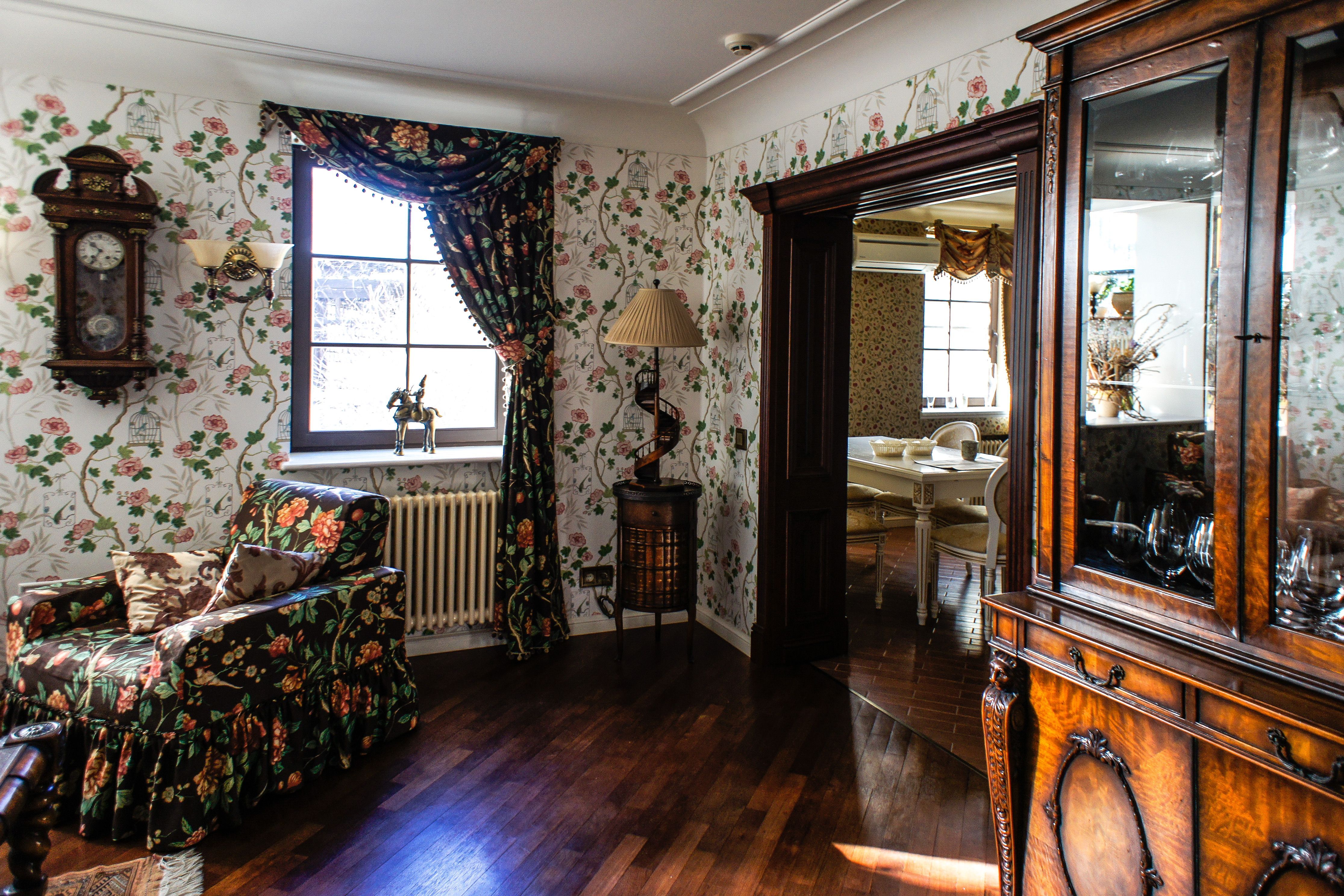 фрагмент интерьера в английском стиле, дизайнер Катерина Радимова