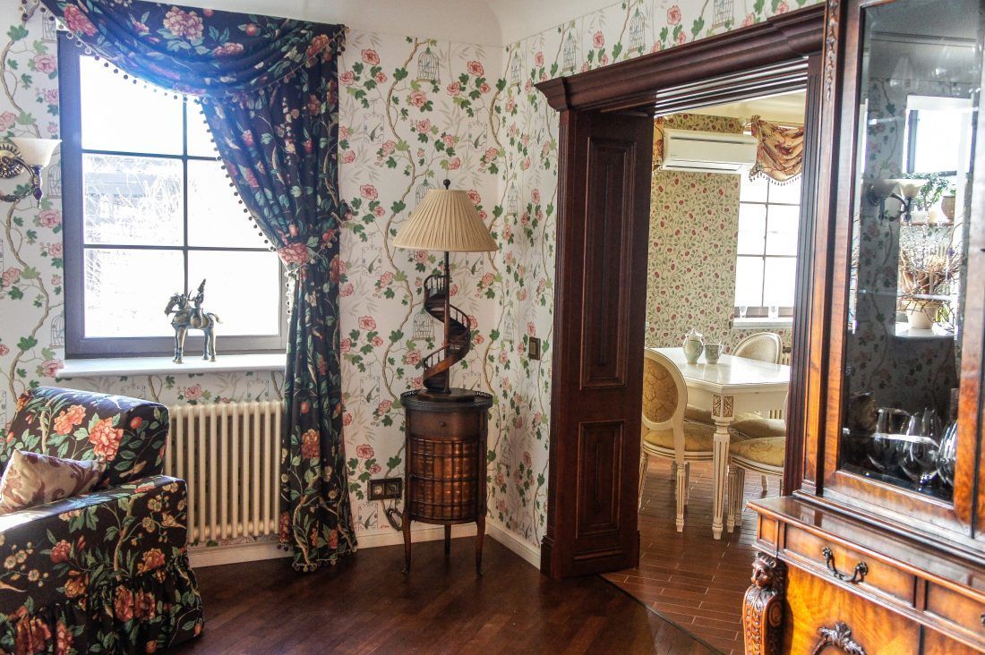 интерьер в английском стиле: восточная комната путешествий, дизайнер Катерина Радимова