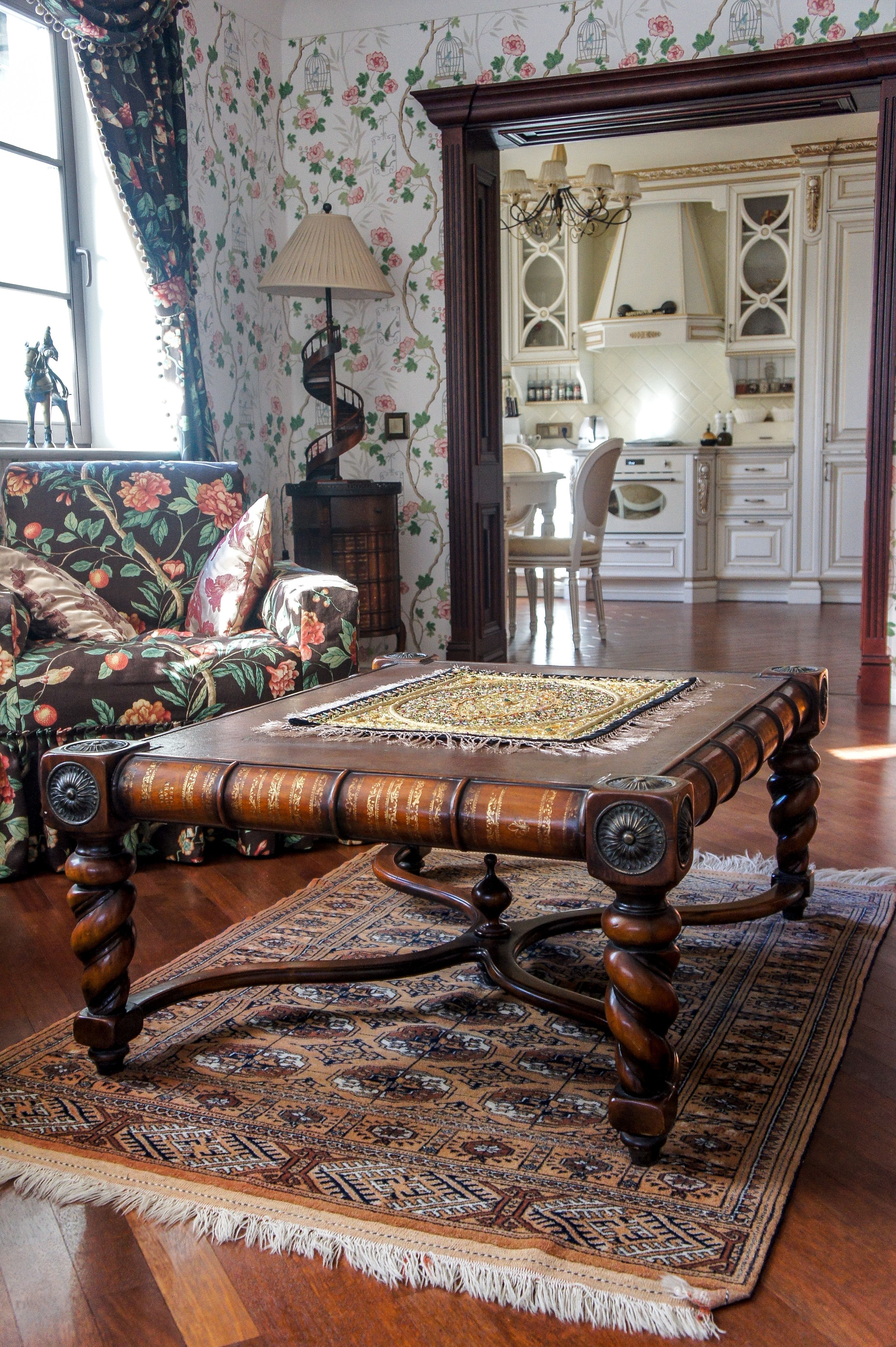 фрагмент интерьера в английском стиле, дизайнер Катерина Радимова