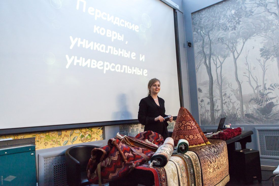 лекция «Персидские ковры, уникальные и универсальные» в Центре Дизайна Мануфактура 5 Ампир Декор