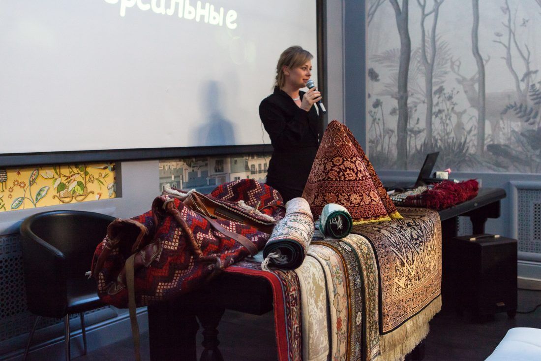 лекция «Персидские ковры, уникальные и универсальные» в Центре Дизайна Мануфактура 5 Ампир Декор