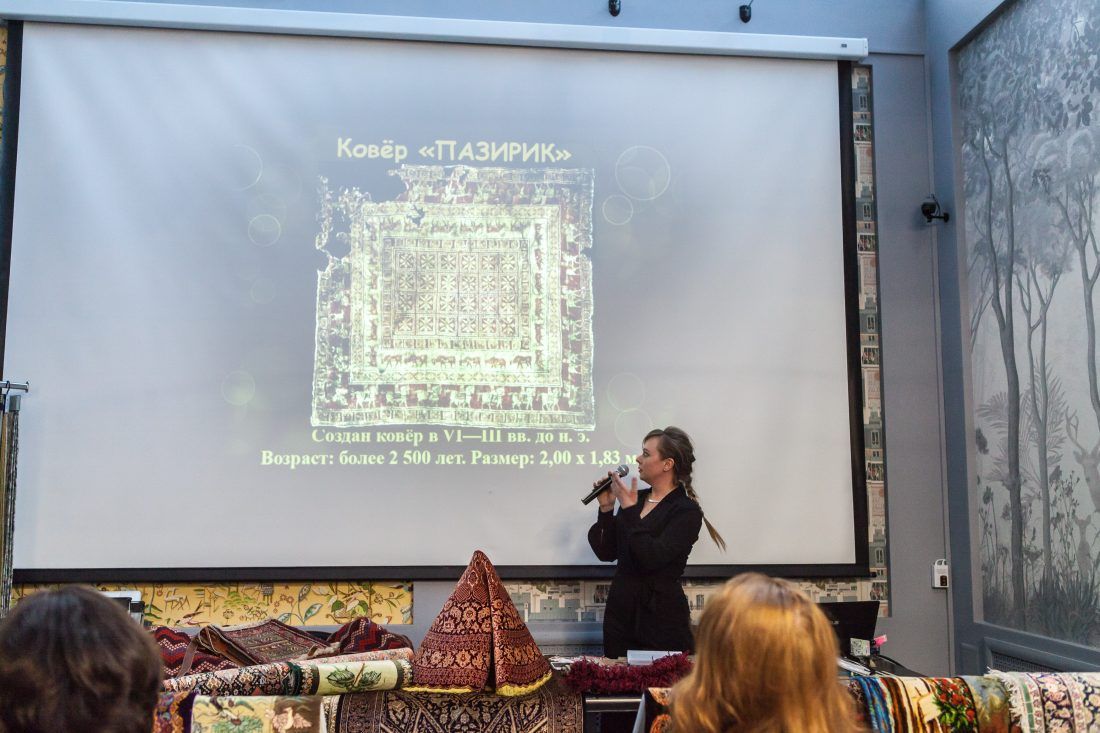 лекция «Персидские ковры, уникальные и универсальные» в Центре Дизайна Мануфактура 5 Ампир Декор