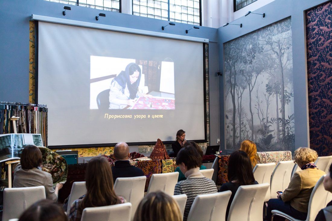 лекция «Персидские ковры, уникальные и универсальные» в Центре Дизайна Мануфактура 5 Ампир Декор