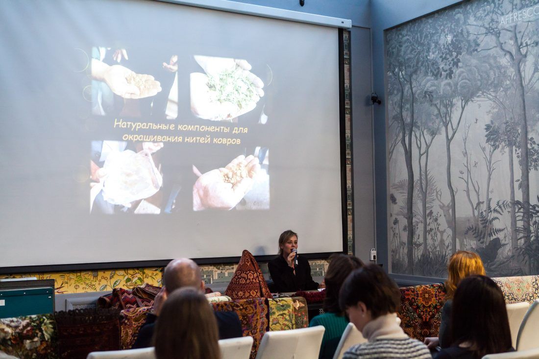 лекция «Персидские ковры, уникальные и универсальные» в Центре Дизайна Мануфактура 5 Ампир Декор