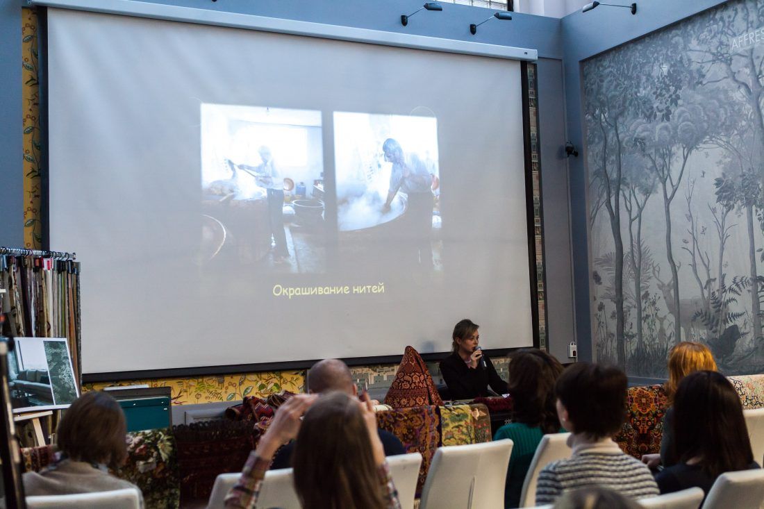 лекция «Персидские ковры, уникальные и универсальные» в Центре Дизайна Мануфактура 5 Ампир Декор