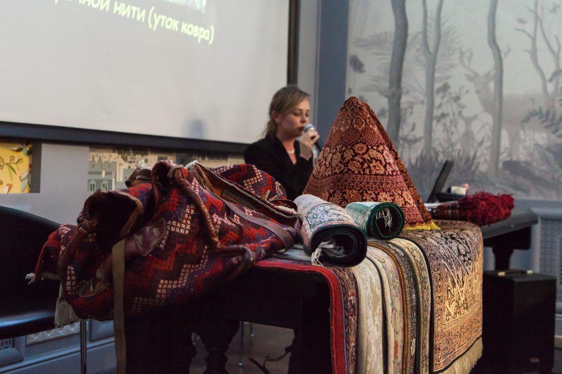лекция «Персидские ковры, уникальные и универсальные» в Центре Дизайна Мануфактура 5 Ампир Декор