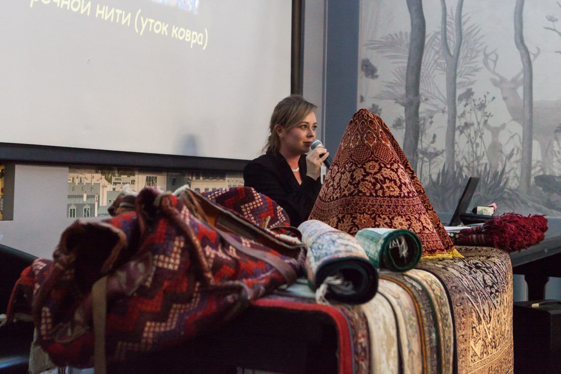 лекция «Персидские ковры, уникальные и универсальные» в Центре Дизайна Мануфактура 5 Ампир Декор
