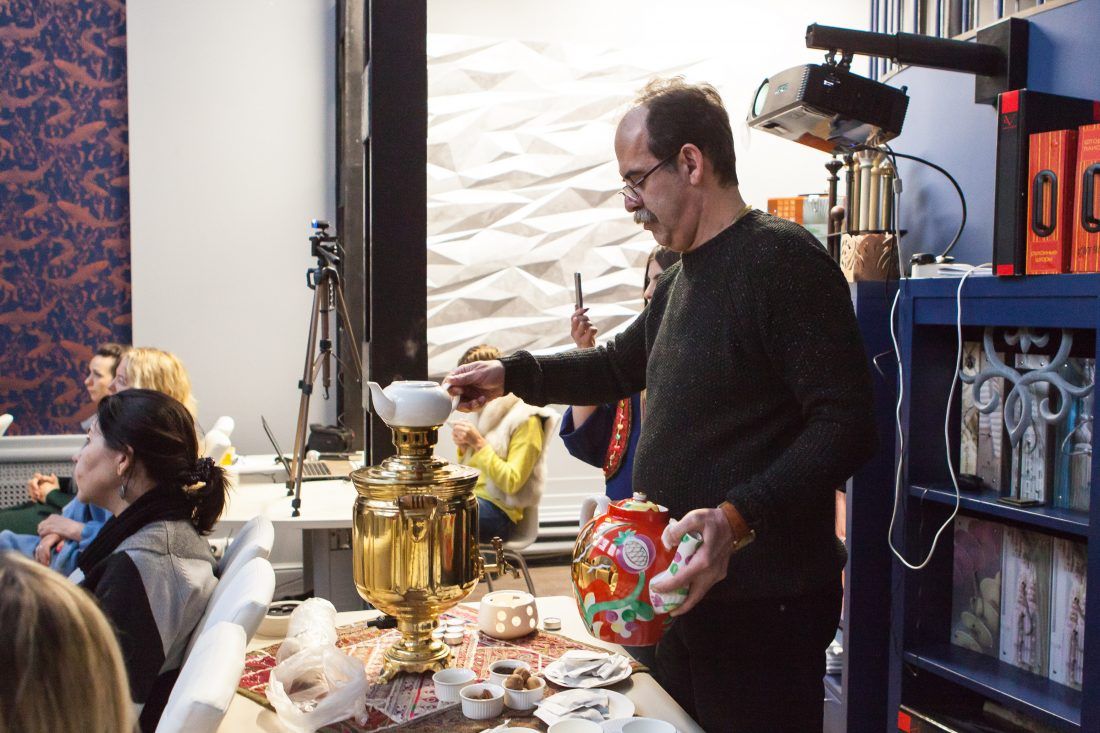 лекция «Персидские ковры, уникальные и универсальные» в Центре Дизайна Мануфактура 5 Ампир Декор