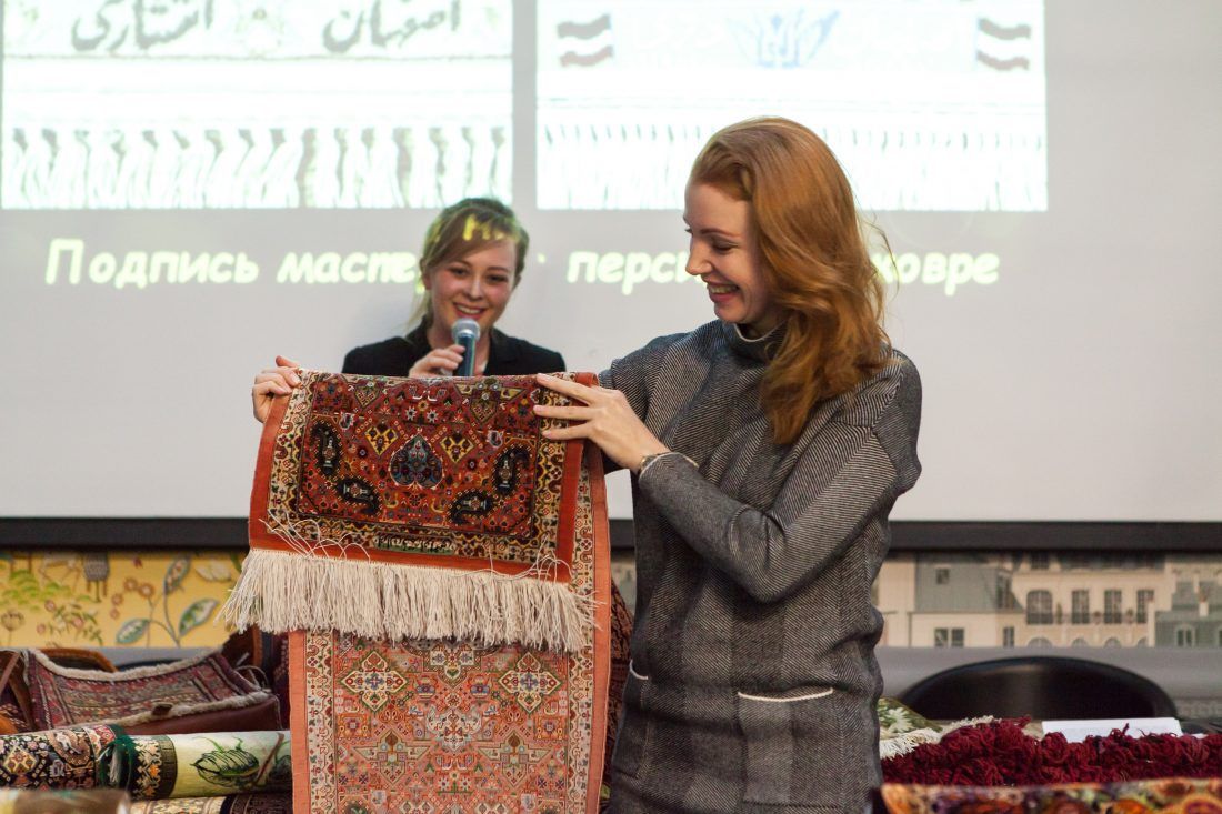 лекция «Персидские ковры, уникальные и универсальные» в Центре Дизайна Мануфактура 5 Ампир Декор