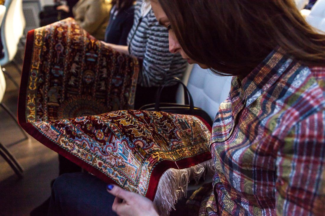 лекция «Персидские ковры, уникальные и универсальные» в Центре Дизайна Мануфактура 5 Ампир Декор