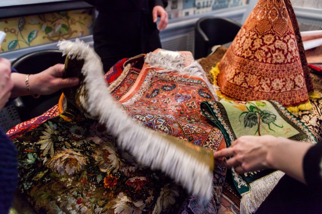 лекция «Персидские ковры, уникальные и универсальные» в Центре Дизайна Мануфактура 5 Ампир Декор