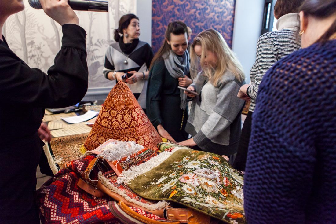 лекция «Персидские ковры, уникальные и универсальные» в Центре Дизайна Мануфактура 5 Ампир Декор
