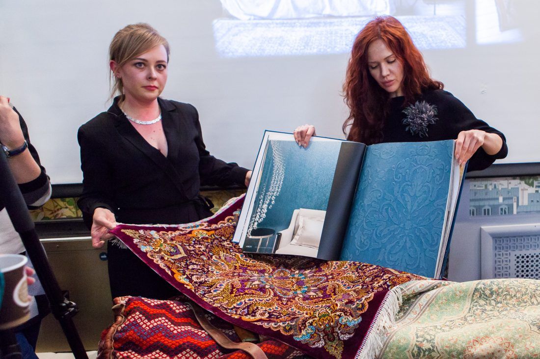 лекция «Персидские ковры, уникальные и универсальные» в Центре Дизайна Мануфактура 5 Ампир Декор