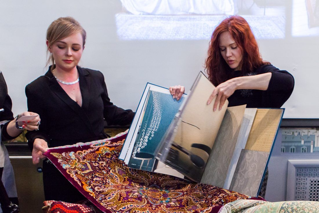 лекция «Персидские ковры, уникальные и универсальные» в Центре Дизайна Мануфактура 5 Ампир Декор